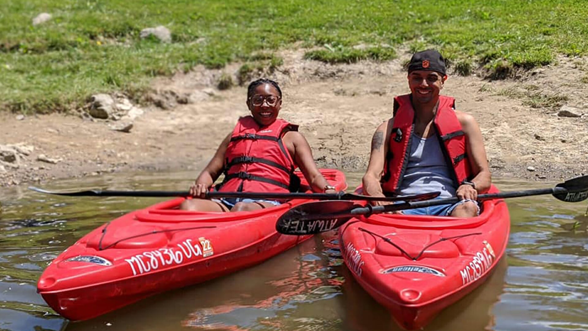 Kayaking on the Lower Huron River in Flat Rock as a scenic and full-body outdoor workout.